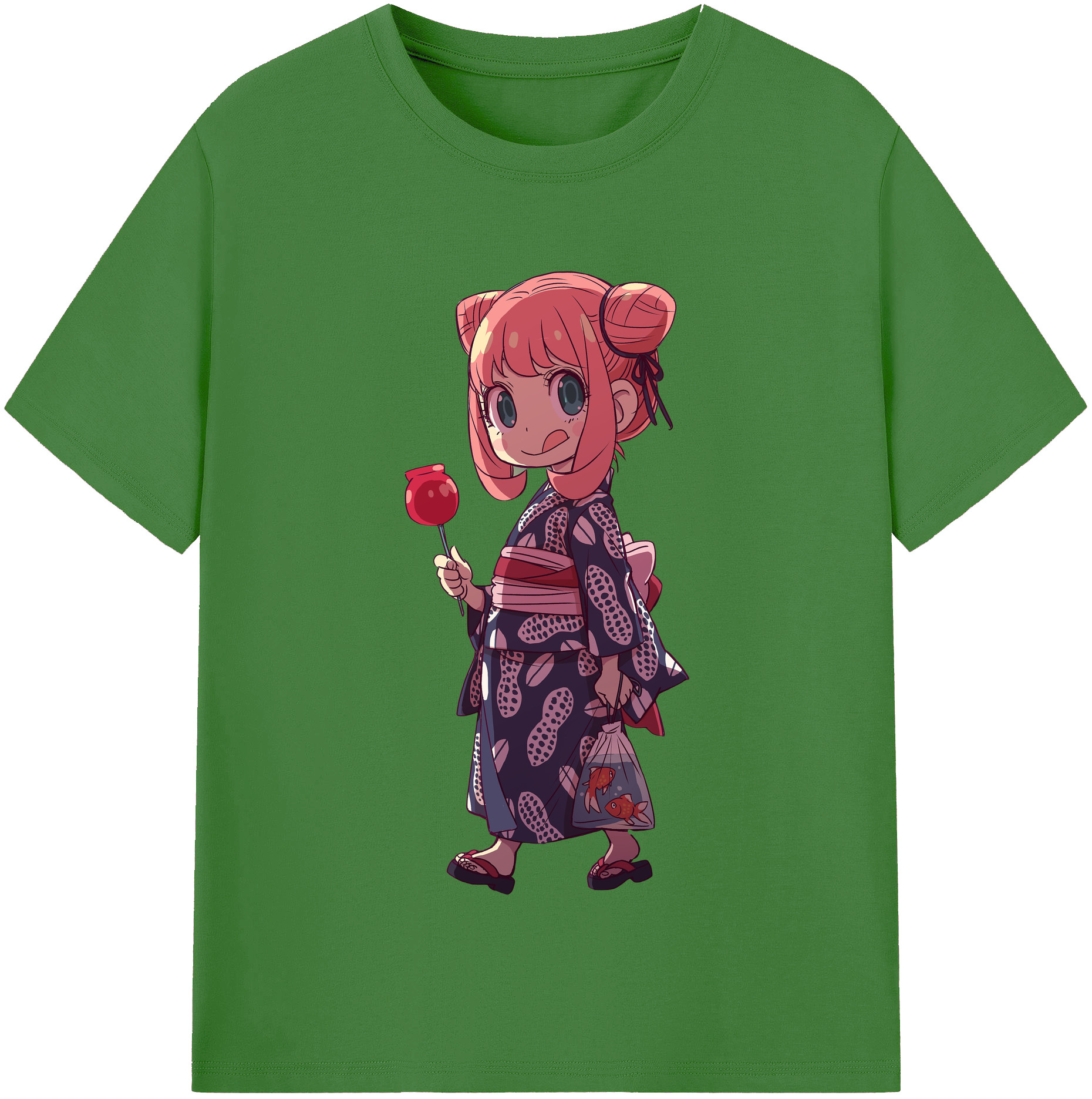 （画像用） SPY×FAMILY间谍家家酒 レディースカジュアルプリントTシャツ（綿100％）